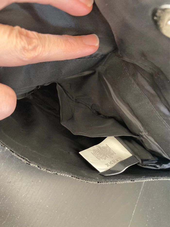 Sac avec bandoulière noir brillant - photo numéro 7