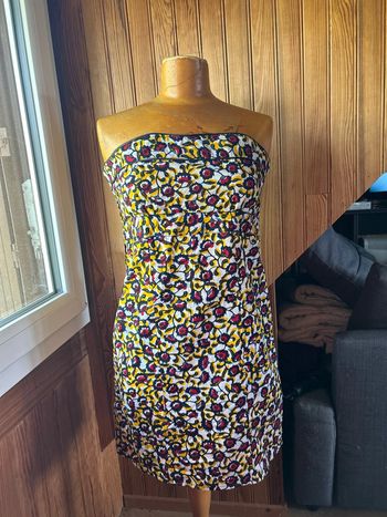 Robe bustier à motif T38/40