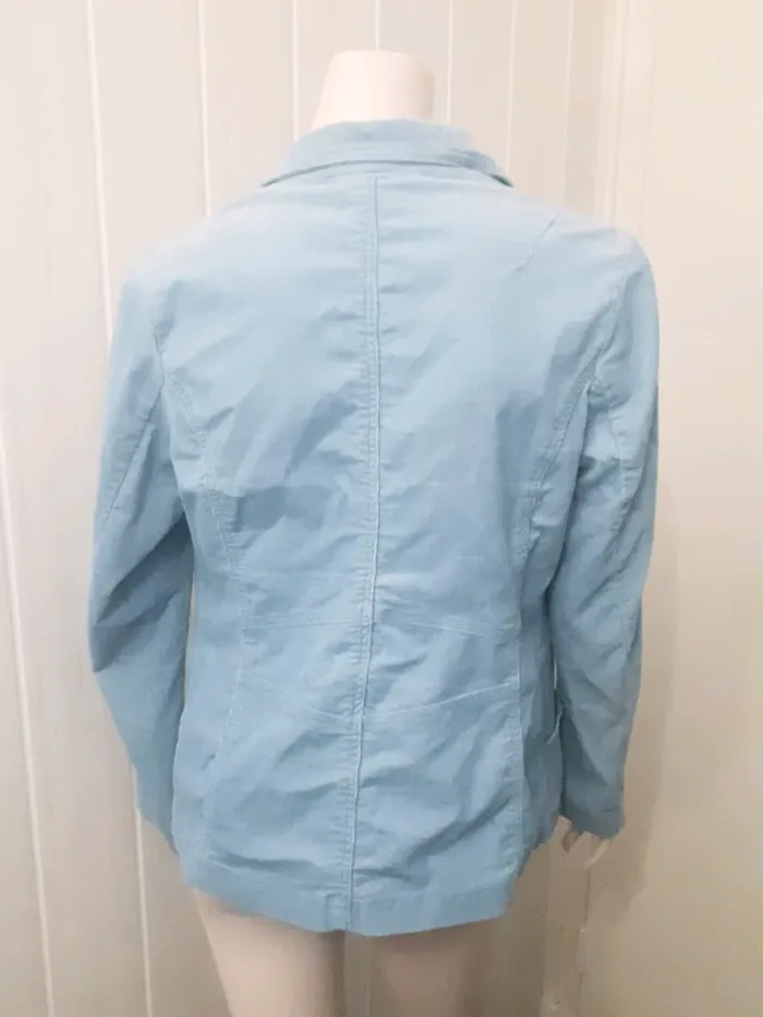 Veste velours turquoise 44 - photo numéro 4