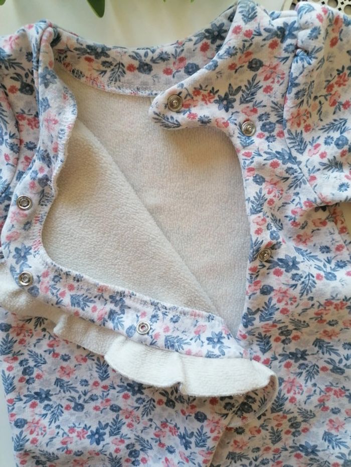 Lot de deux pyjamas fleuris - Tape à l'oeil - 3 mois - photo numéro 5