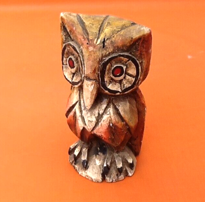 Chouette / Hibou à poser Bois sculpté - photo numéro 5