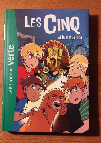 Livre enfant Les Cinq et la statue inca
