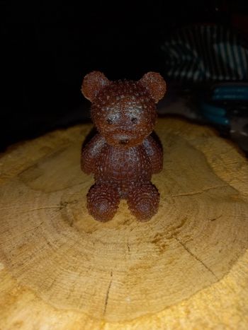 Figurine ours résine epoxy