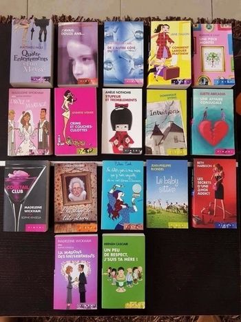 Lot ou au choix de 21 livres de poche 📚