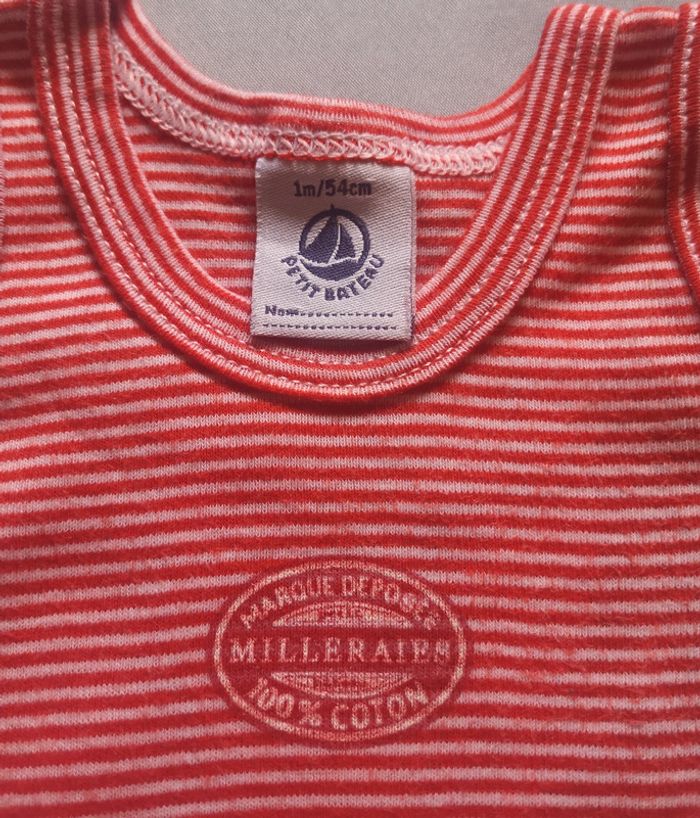 Body marinière Petit Bateau mixte - photo numéro 2