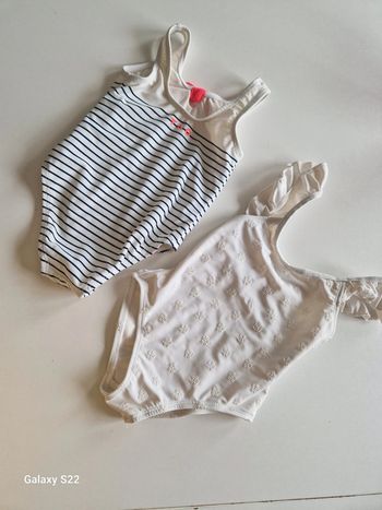 Lot 2 maillots bain 2 ans