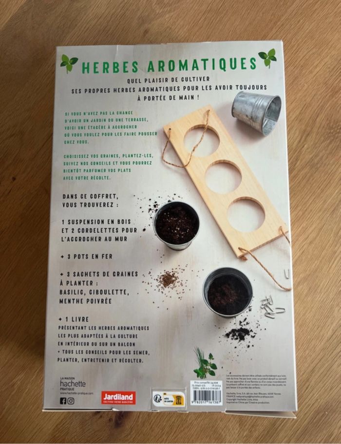 Coffret herbes aromatiques cuisine / maison - photo numéro 3