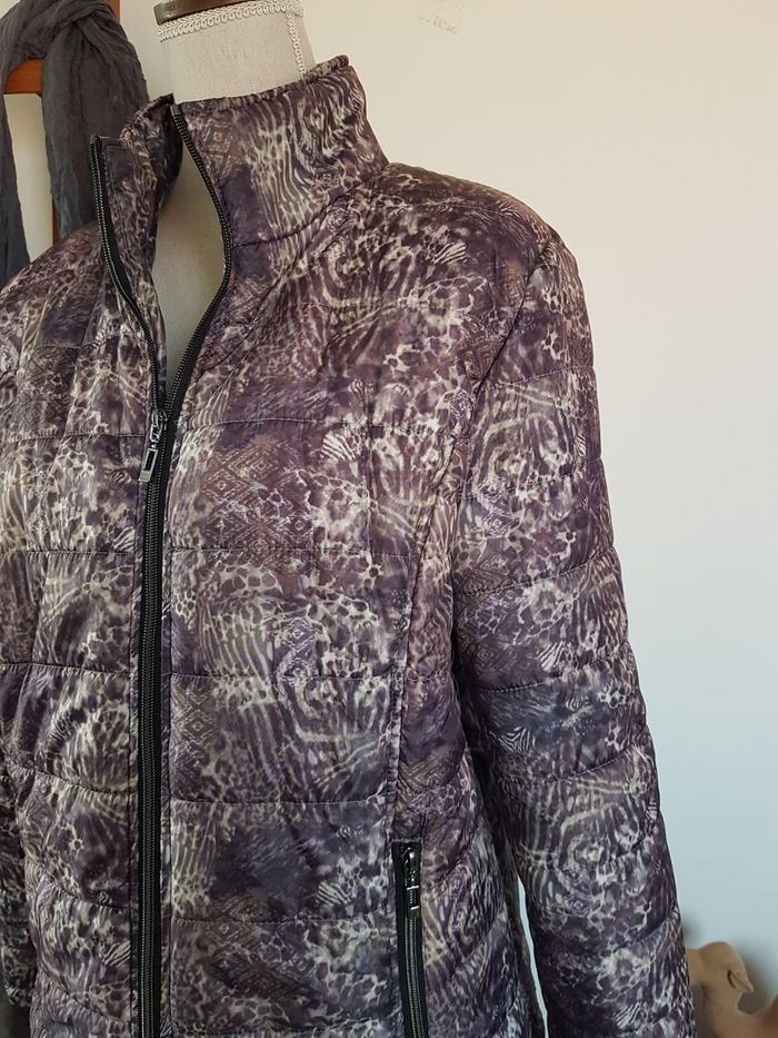 Doudoune grise, légèrement violette Atlas for Women Taille 42/44 - photo numéro 2