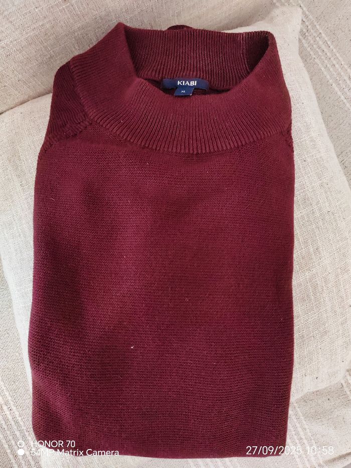 Pull bordeaux - photo numéro 9