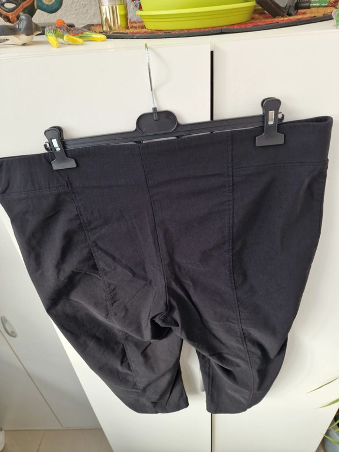 Pantalon 3/4 Stretch Noir - photo numéro 4