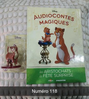 118Eme audioconte magique collection altaya deagostini livre et figurine disney audio compte