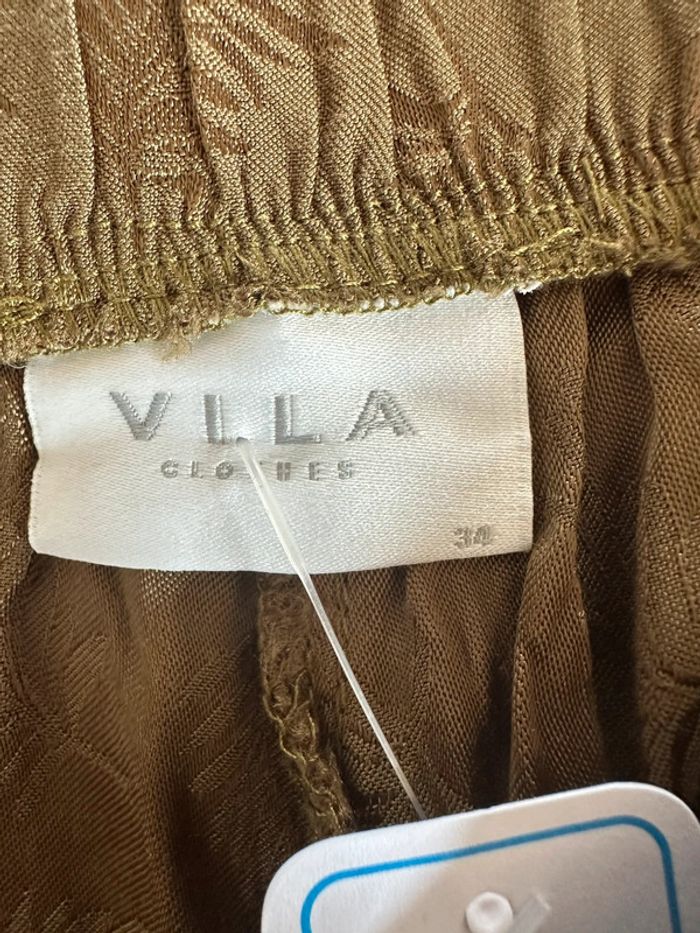 Short fluide kaki à motif feuille VILA clothes 34 - photo numéro 3