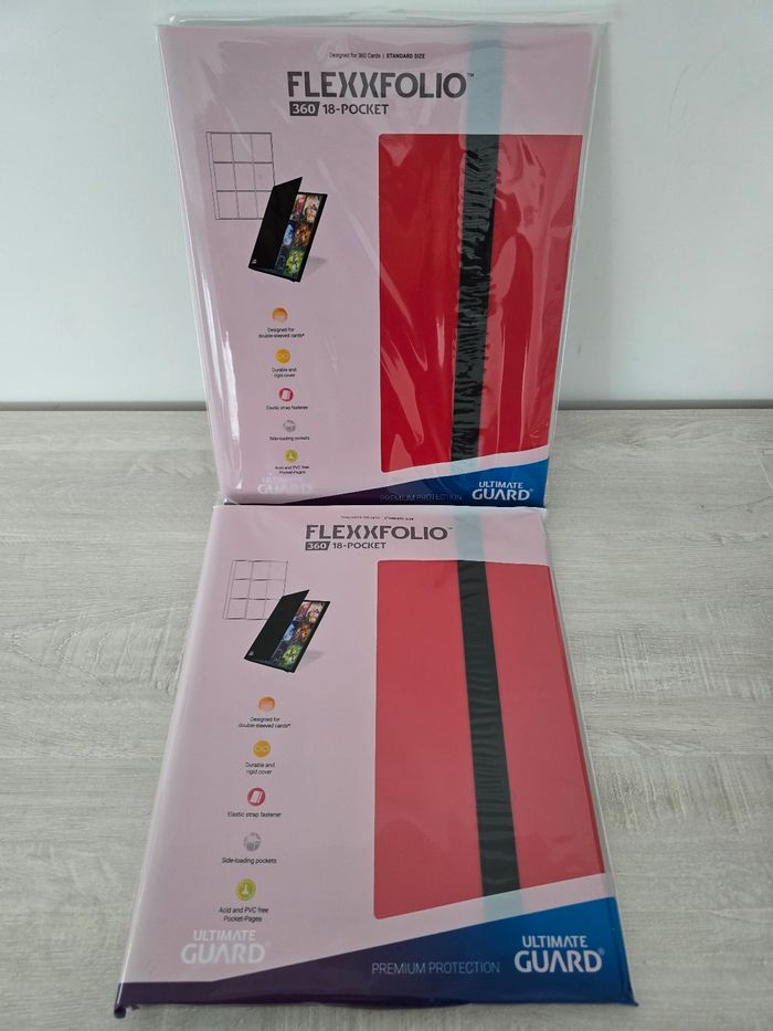 Lot de 2 portfolios Ultimate Guard Flexxfolio 360 Rouge