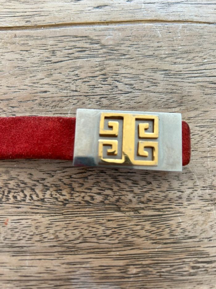 Ceinture en cuir givenchy vintage