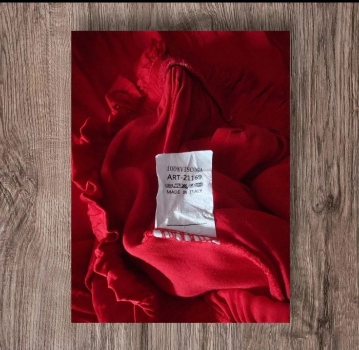 Pantalon léger été rouge Made In Italy T.U - photo numéro 4