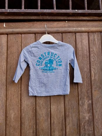 Tee-shirt manche longue 12.18 mois ( 86 cm )mini rebel