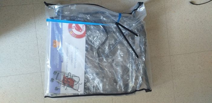 Protection de pluie universelle  pour poussette canne - photo numéro 2