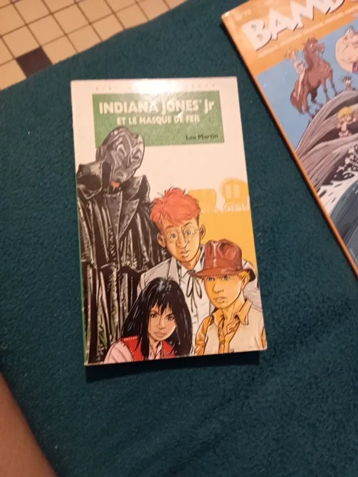 Livre Indiana Jones Jr et le masque de fer