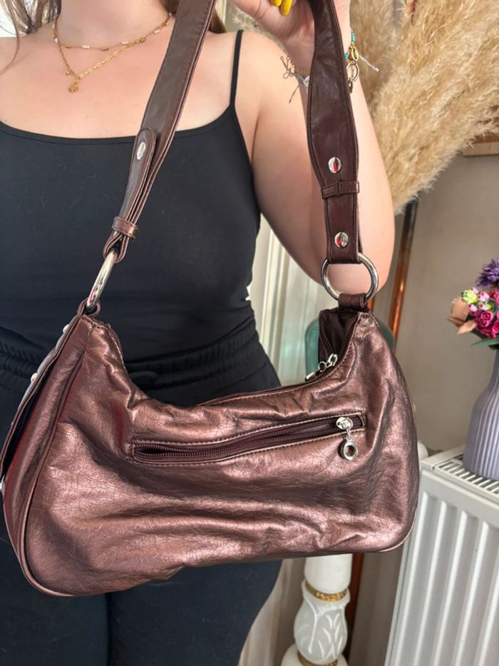 Sac à main marron - photo numéro 6
