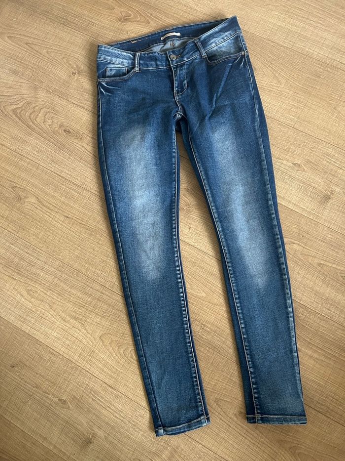 Jean bleu marine LPB Woman taille 38 excellent état - photo numéro 7