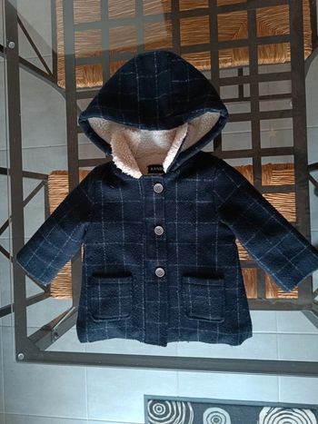 Manteau à carreaux