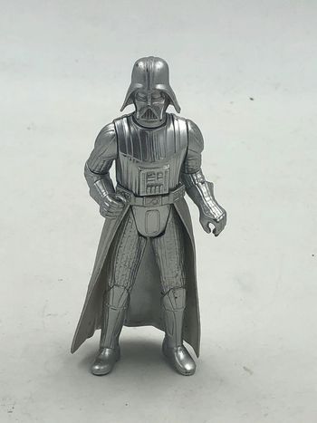 Figurine Star Wars Dark Vador argent Hasbro 1999 11,5cm