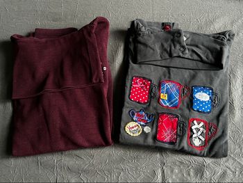 Lot de 2 sous-pulls fantaisie fille « Sergent Major »