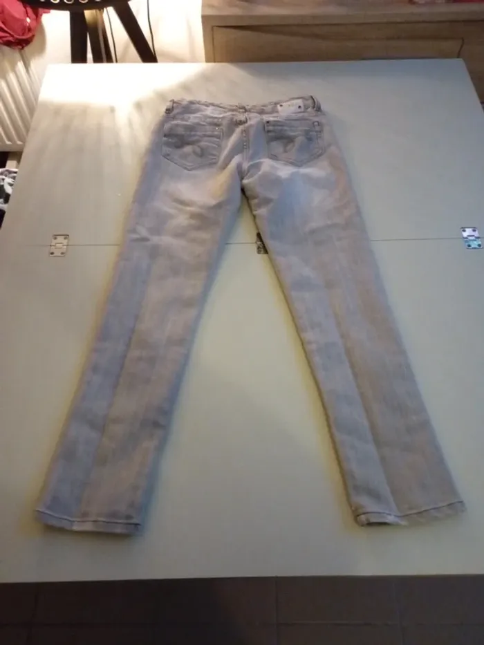 Jean sismix taille 32 gris clair - photo numéro 10