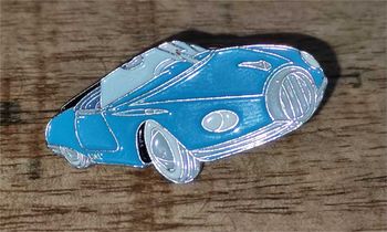 Pin's Voiture Turbot-Rhino Spirou Fantasio