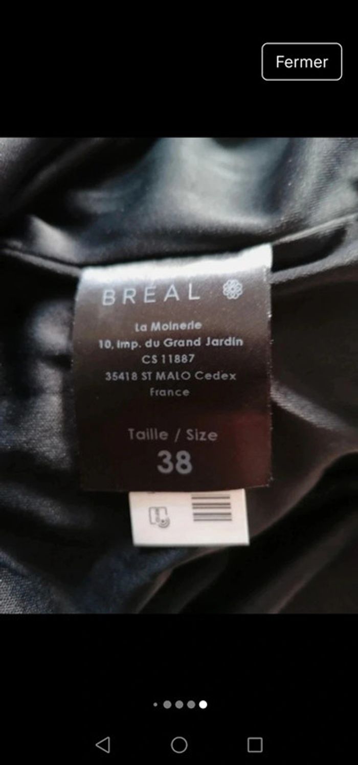 Robe longue motif fleurs Bréal taille 38 - photo numéro 14