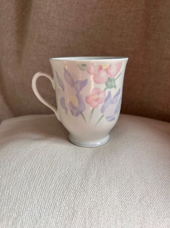 Mug / Tasse vintage fleurs pastels - Prestige by Excel