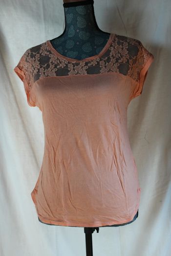 Jolie tee-shirt abricot Pimkie