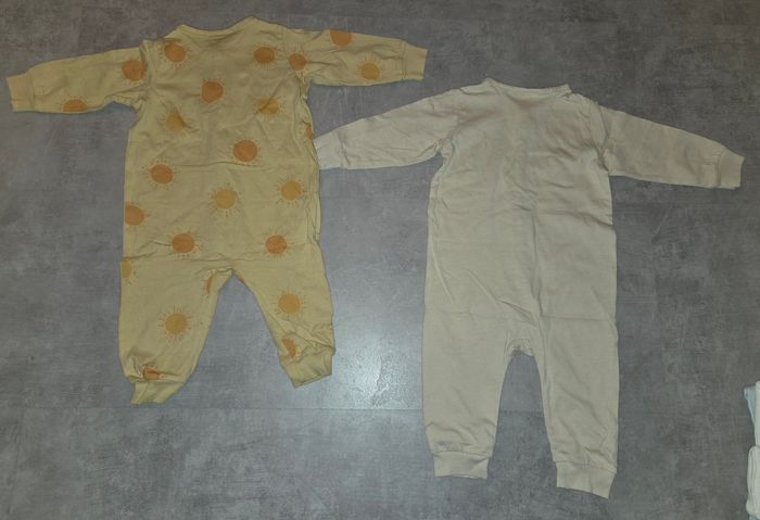 Lot de 2 pyjama mixte h&m 6mois - photo numéro 2