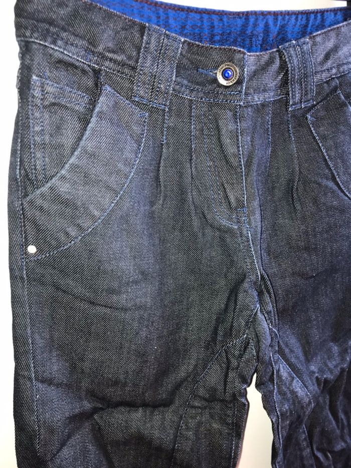 Pantacourt Sergent Major en jean. 10 ans - photo numéro 4