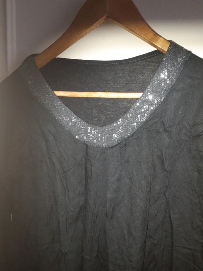 Tunique noire sequins - photo numéro 2