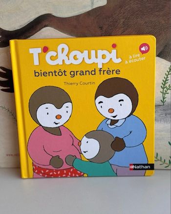 Livre tchoupi bientôt grand frère 