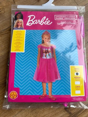 Déguisement barbie neuf 3-4 ans