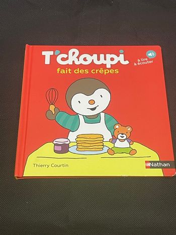 Livre Tchoupi fait des crêpes