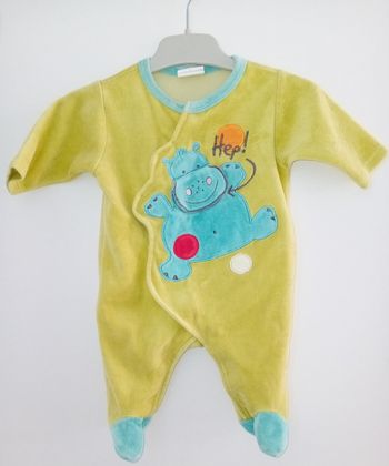 Pyjama d'hiver coloré mignon et chaud taille 1 mois