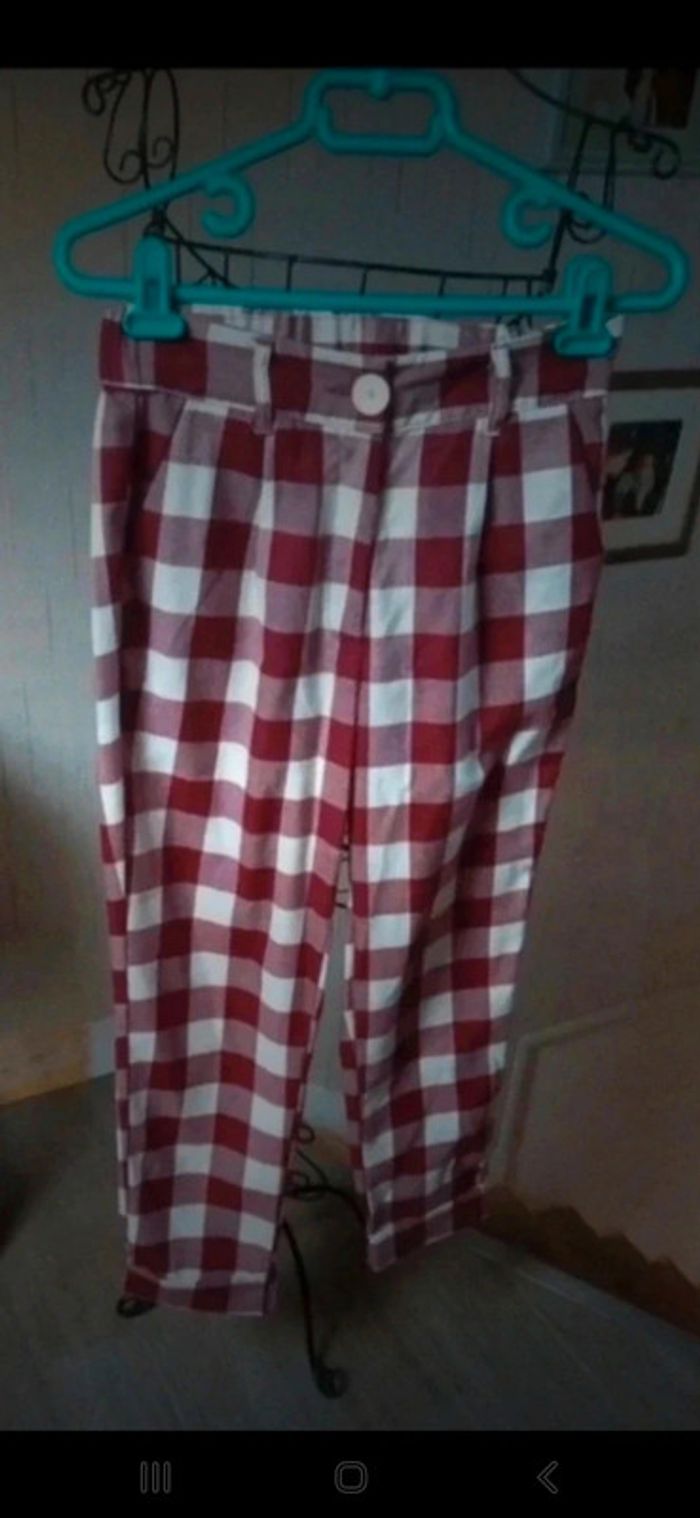 Pantalon lefties taille S à carreaux 👻