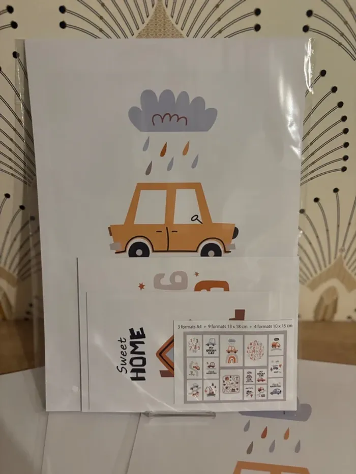 Affiches “Little Adventure” pour chambre enfant - photo numéro 2