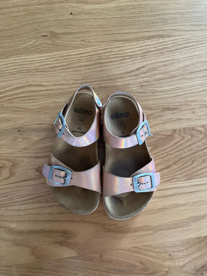 Sandales Gémo coloris bronze T.26