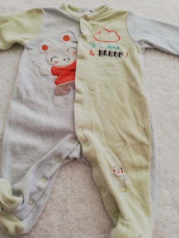 Pyjama une pièce Kitchoun garçon 3 mois