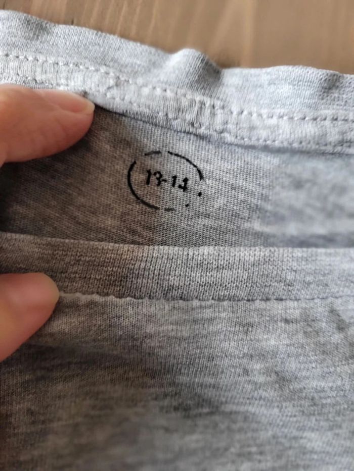 Tee shirt 13-14 ans chien sur moto Biker - photo numéro 2