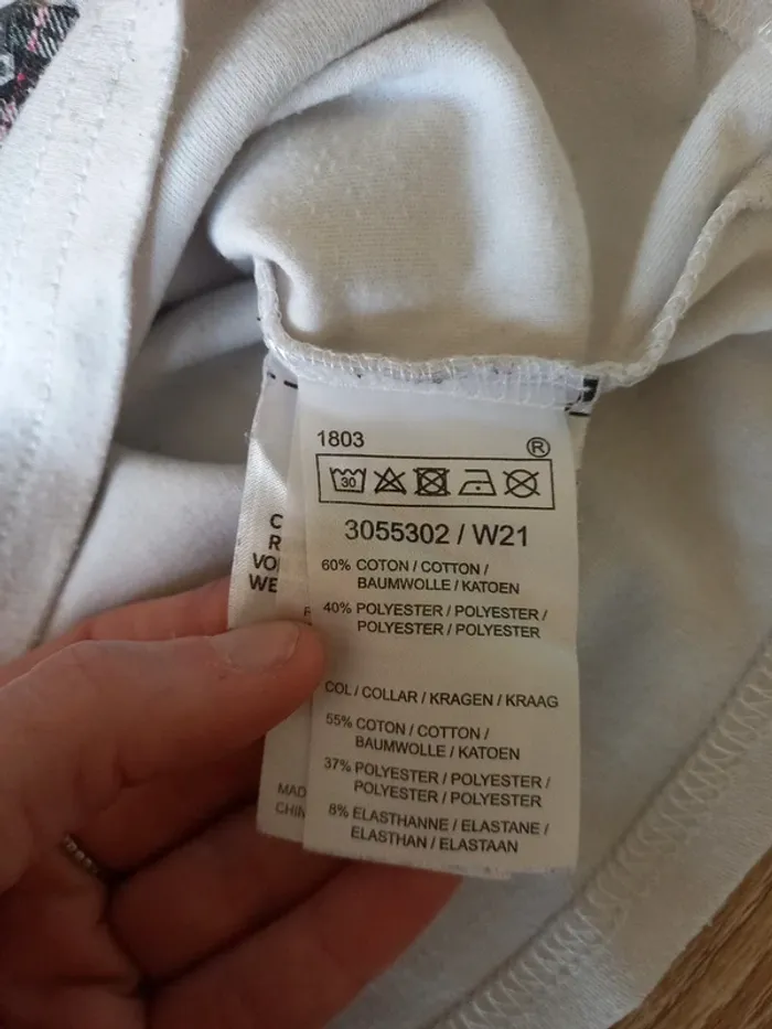 Pull blanc fille 10ans - photo numéro 5
