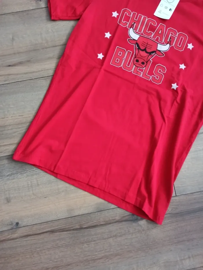 Tee shirt rouge homme manches courtes L - photo numéro 3