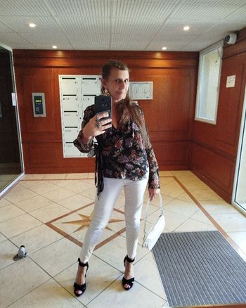 Blouse voilage portefeuille 123