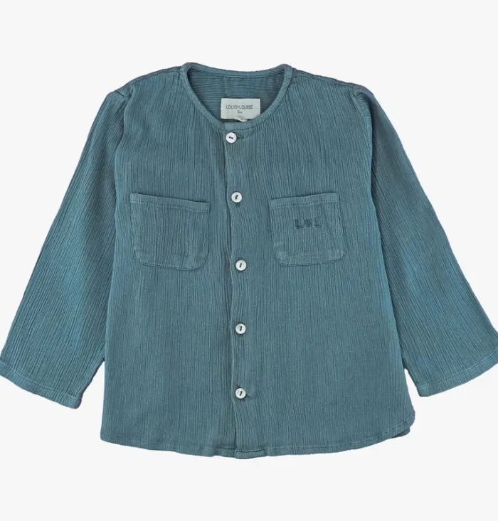 Chemise à manches longues 24 mois en coton Louis Louise
