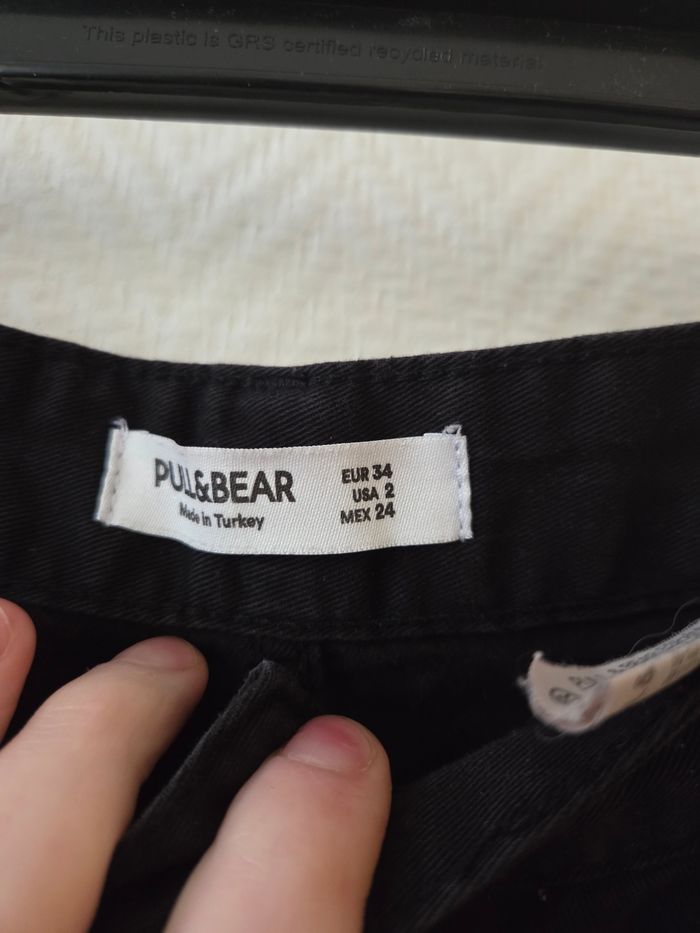 Jean cargo noir oversize - photo numéro 3