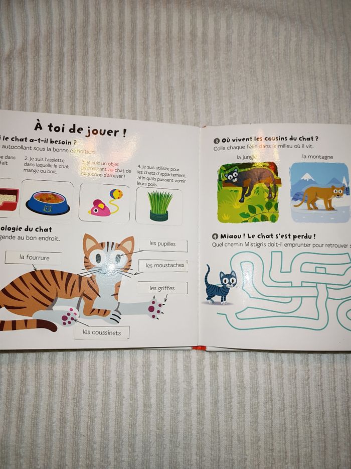 Livre les chats ma baby encyclopédie Larousse - photo numéro 3